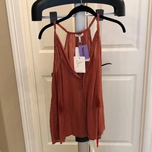 Joie Tank with tassels NWT